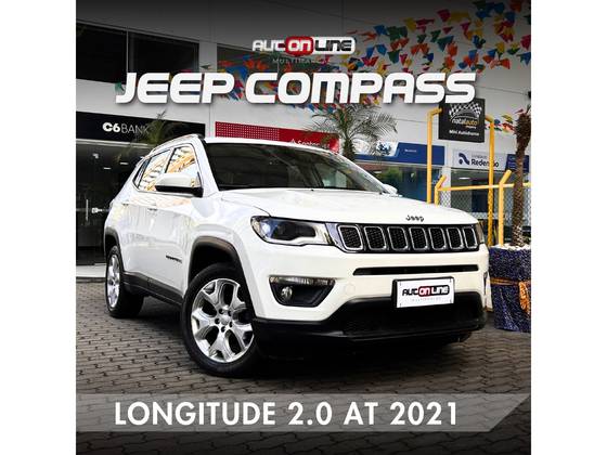 JEEP COMPASS 2.0 16V FLEX LONGITUDE AUTOMÁTICO JEEP COMPASS 2.0 16V FLEX LONGITUDE AUTOMÁTICO